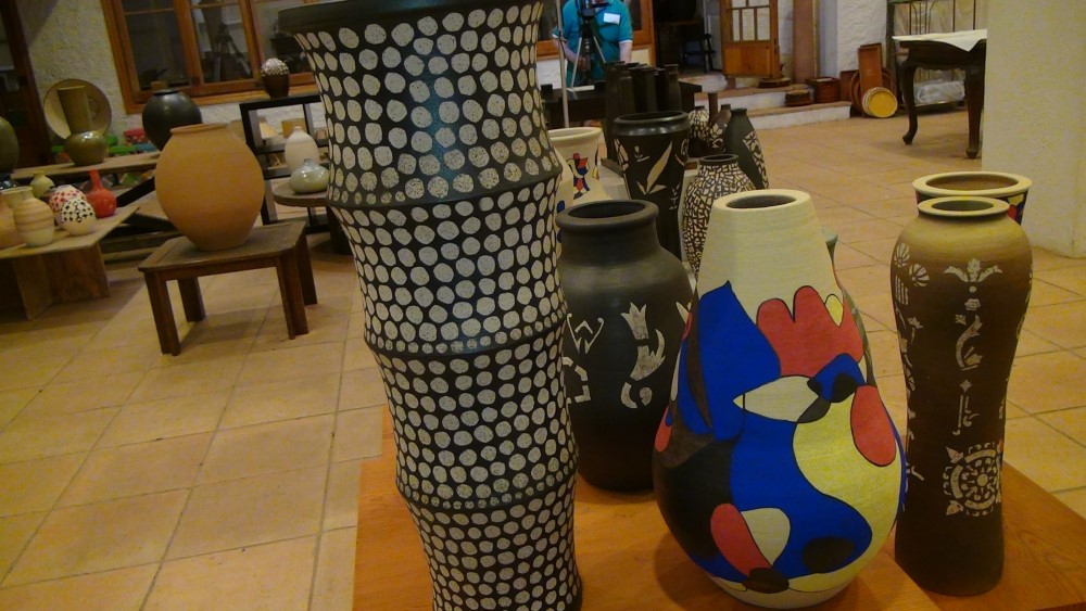 wide space with a variety of pieces, shapes and different pictorial representations